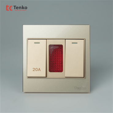 Công Tắc 20A Kèm Đèn Báo TK-V18-081 Vàng
