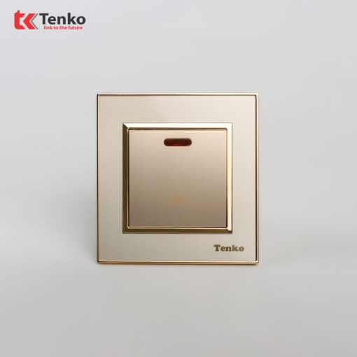 Công Tắc 20A Mặt Nhựa Vàng Tenko TK-F66-87