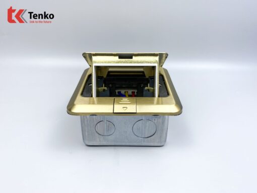 Hộp Đế Âm Sàn Thông Dụng Tenko TK-J02 Màu Vàng