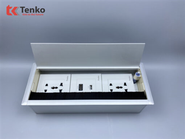 Hộp Điện Âm Bàn Họp Tenko TK-AB3S-04 Bạc
