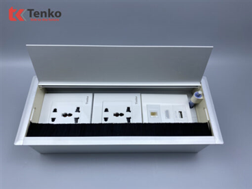Hộp Điện Âm Bàn Họp Tenko TK-AB3S-06 Bạc
