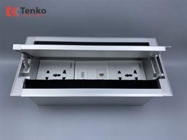 Hộp Điện Âm Bàn Mở 2 Tenko TK-HC3S-05 Bạc