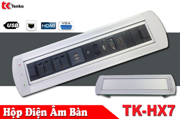 Hộp Điện Âm Bàn Xoay 180 Độ TK-HX7
