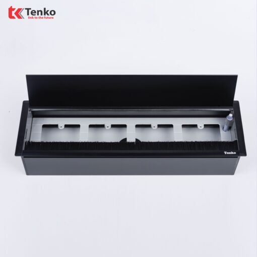 Hộp Điện Nhôm Âm Bàn Họp Tenko TK-AB4S Đen