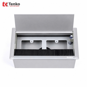 Hộp Điện Nhôm Âm Bàn Tenko TK-AB2S Màu Bạc
