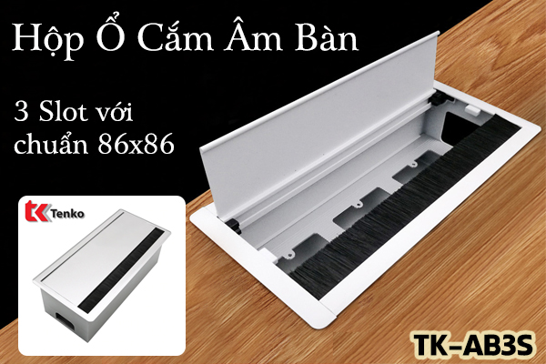 Hộp Điện Nhôm Âm Bàn TK-AB3S