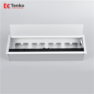 Hộp Nhôm Âm Bàn Họp Tenko TK-AB4S Màu Bạc