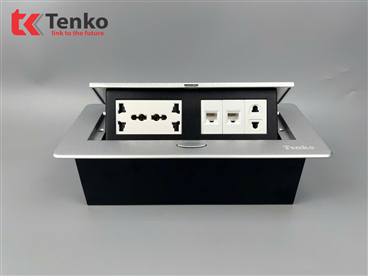 Hộp Ổ Cắm Điện Âm Bàn Họp  TK-AS06DN-09