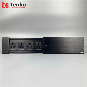 Hộp Ổ Điện Âm Bàn Tenko TK-BT02 Nắp Trượt Cao Cấp