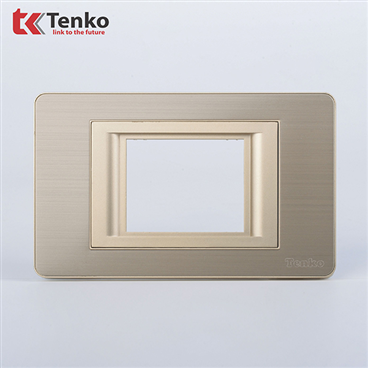 Mặt át đôi + Gông mặt kim loại vàng  TK-C7G-B-AD