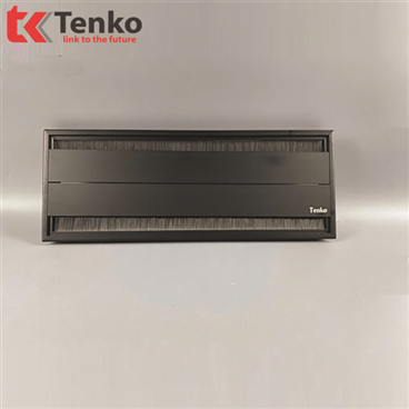 Nắp Hộp Điện Âm Mặt Bàn Nhôm Mở 2 Chiều TK-N04 Đen
