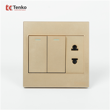 Ổ Cắm, Công Tắc Mặt Nhựa ABS Tenko TK-V1-027