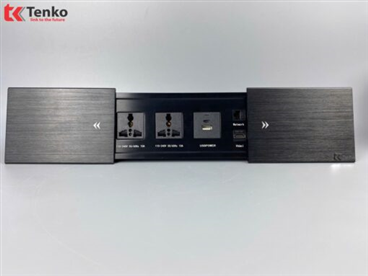 Ổ Cắm Điện Âm Bàn Đa Năng Tenko TK-BT06 Nắp Trượt