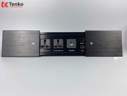 Ổ Cắm Điện Âm Bàn Đa Năng Tenko TK-BT06 Nắp Trượt