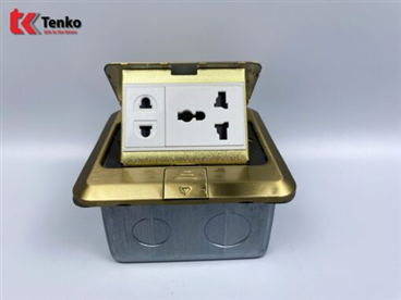 Ổ Cắm Điện Âm Sàn Tenko TK-J02-15 Màu Vàng