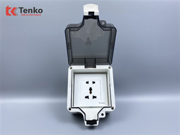 Ổ Cắm Đôi 3 Chấu Chống Nước Tenko TK-IP66-01