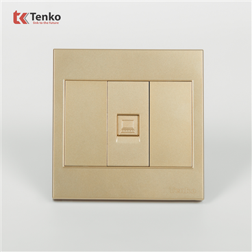 Ổ Cắm Mạng LAN (RJ45) Mặt Nhựa ABS Tenko TK-V1-073