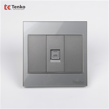 Ổ Cắm Mạng LAN (RJ45) Mặt Nhựa ABS Tenko TK-V1-073