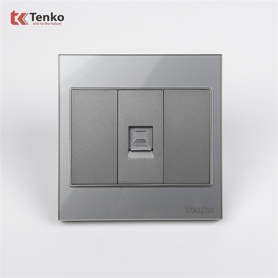 Ổ Cắm Mạng LAN (RJ45) Mặt Nhựa ABS Tenko TK-V1-073