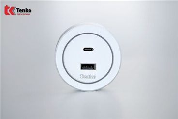 Ổ Cắm USB Type A và Type C Tenko TK-RU01-T