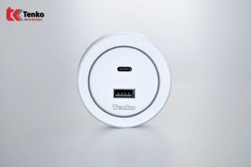 Ổ Cắm USB Type A và Type C Tenko TK-RU01-T