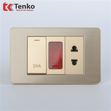 Ổ Cắm Và Công Tắc Điện 20A Âm Tường TK-C7G-080