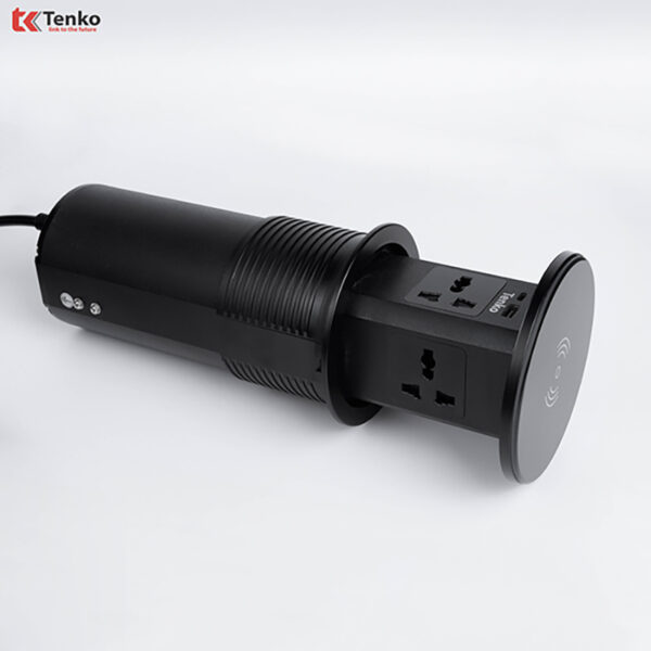 Ổ Điện Âm Bàn Đảo Bếp Chính Hãng Tenko TK-HX10 Đen