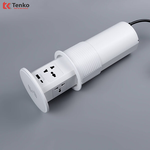 Ổ Điện Âm Bàn Đảo Bếp Tenko TK-HX10 Trắng