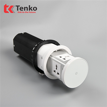 Ổ Điện Âm Bàn Đảo Bếp Tenko TK-HX9 Plus Màu Trắng