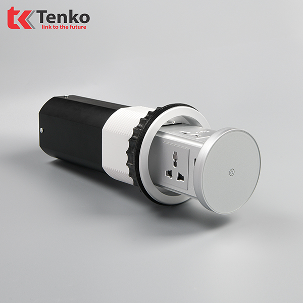 Ổ Điện Âm Bàn Đảo Bếp Tenko TK-HX9 Plus Xám