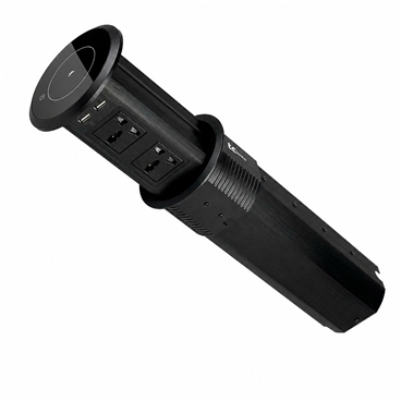 Ổ điện âm bàn đảo bếp TK-HX9 Màu Đen chính hãng
