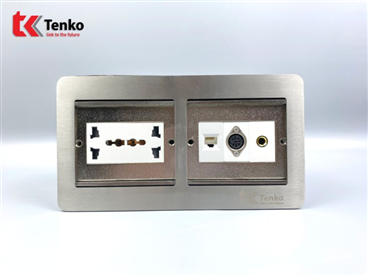 Ổ Điện Âm Sàn LAN + AUDIO + MIDI 8PIN TK-DS-211S08