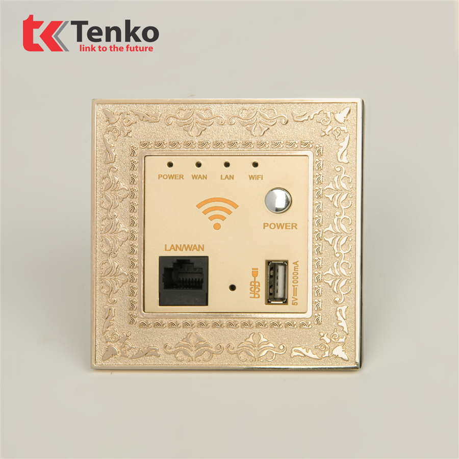 Ổ Wifi Âm Tường Mặt Tân Cổ Điển F88-69