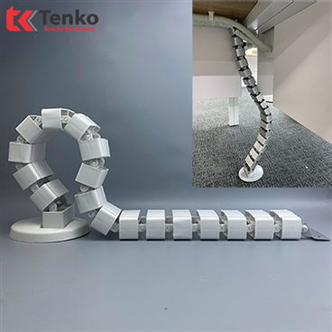 Ống Luồn Dây Điện Văn Phòng Tenko TK-GL02 Trắng