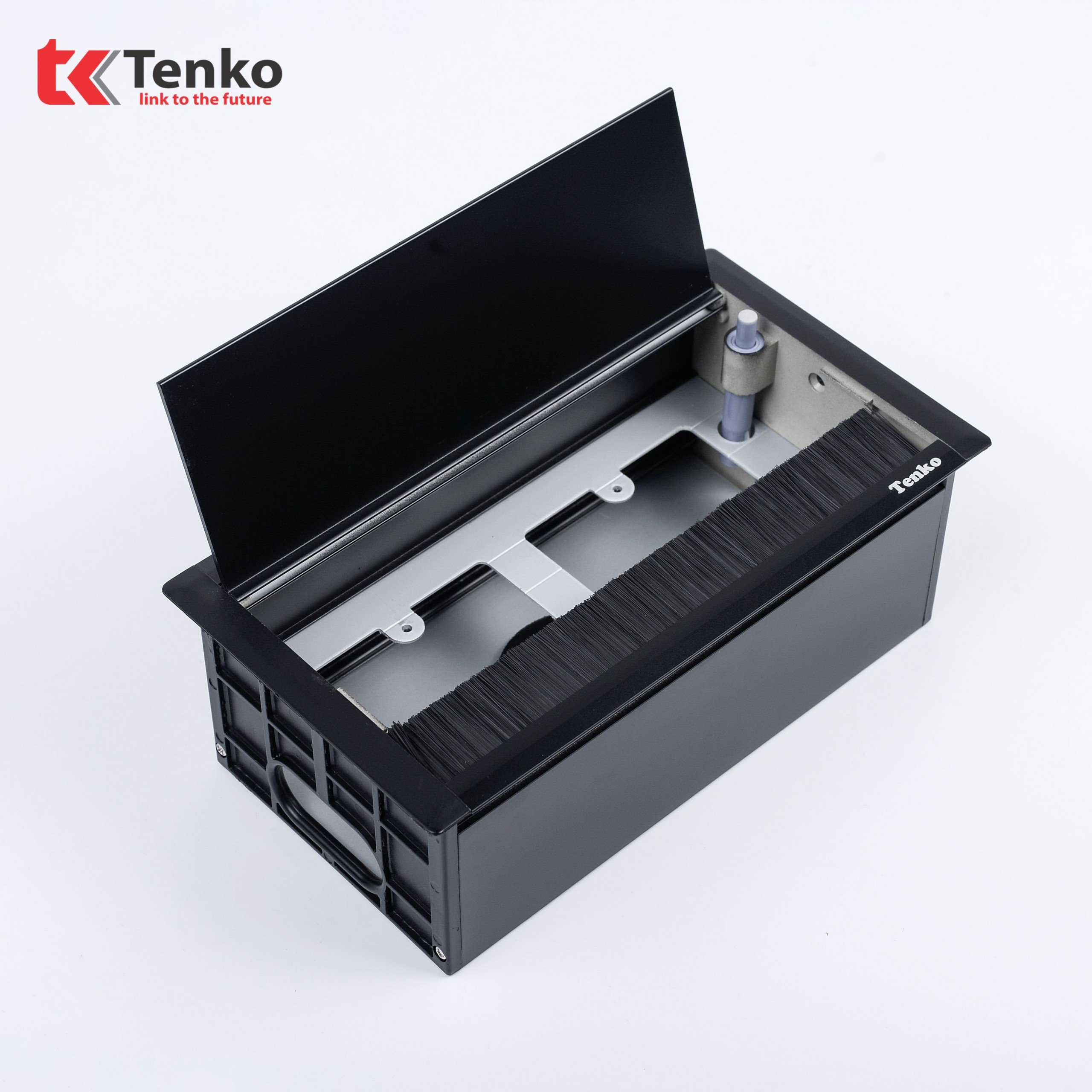 Hộp Điện Nhôm Âm Bàn Tenko TK-AB2S Màu Bạc