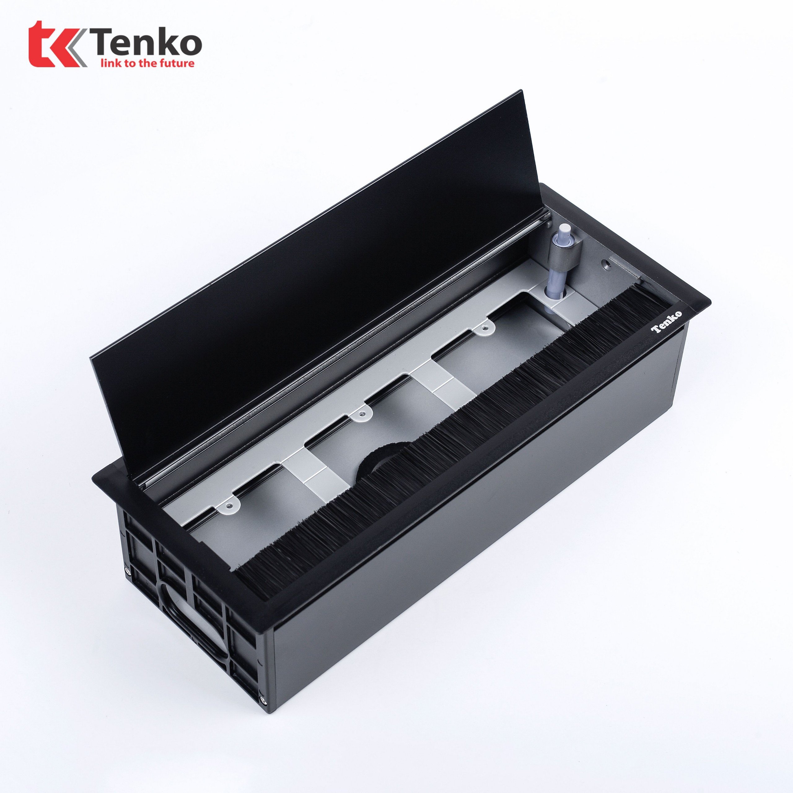 Hộp Điện Nhôm Âm Bàn Tenko TK-AB3S Màu Đen