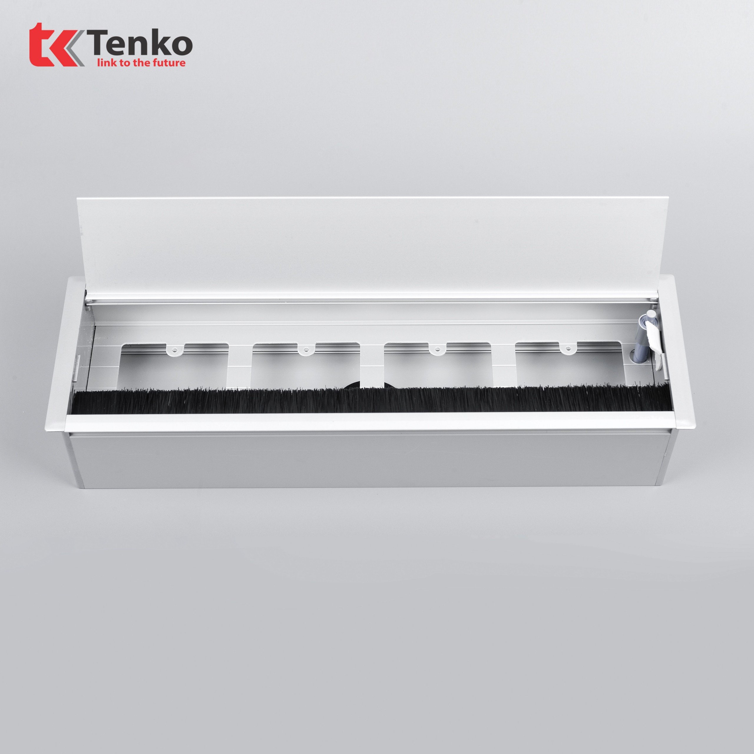 Hộp Nh&ocirc;m &Acirc;m B&agrave;n Họp Tenko TK-AB4S M&agrave;u Bạc