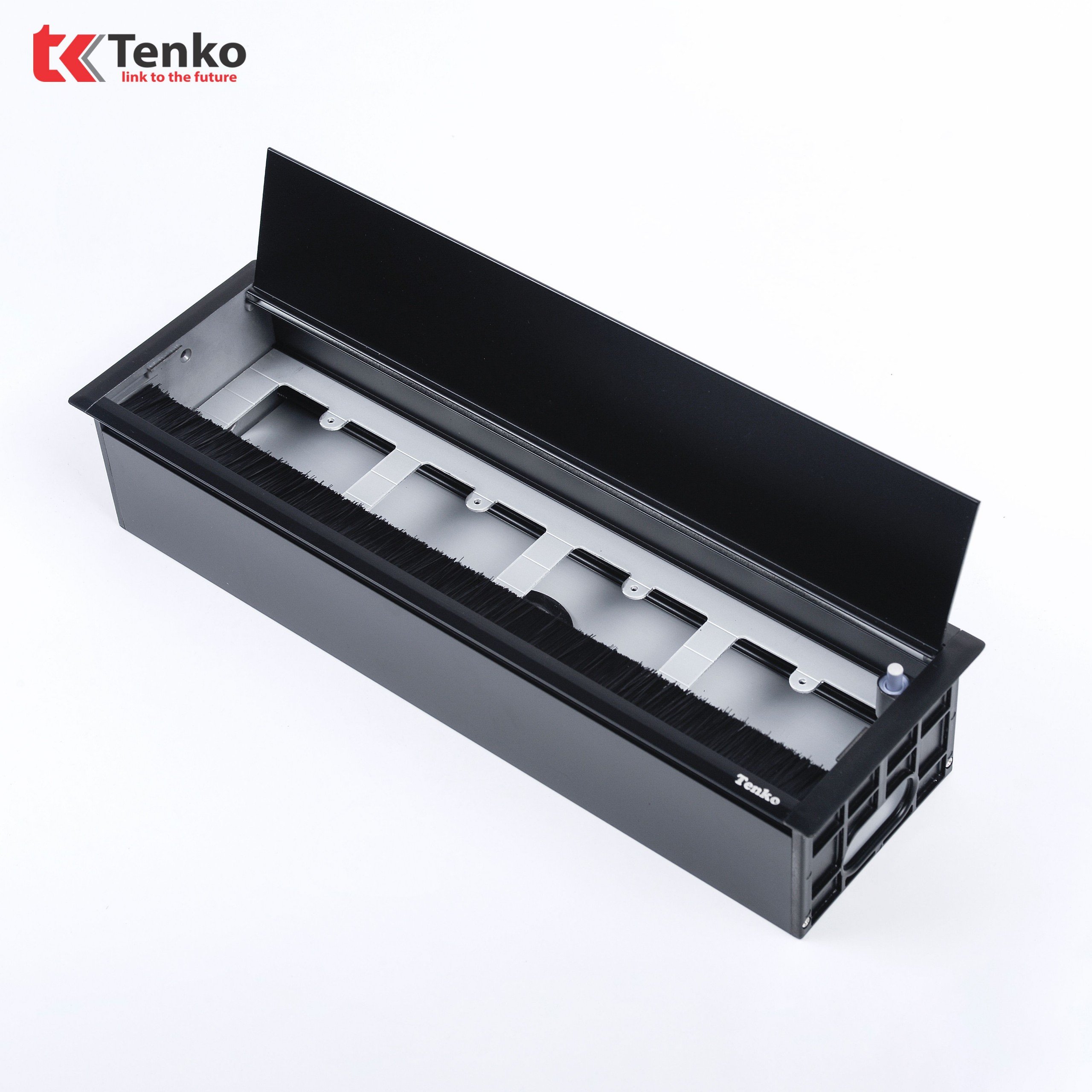 Hộp Nhôm Âm Bàn Họp Tenko TK-AB4S Màu Đen